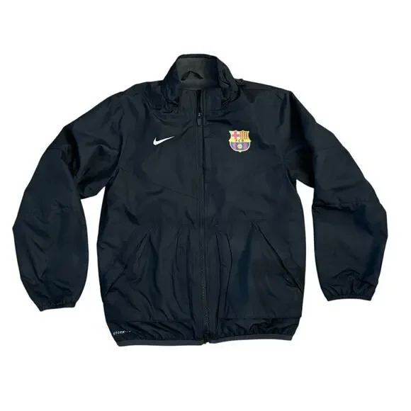 Vintage Nike FC Barcelona Training Jacket - Youth Large - Picture 1 of 4